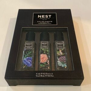 Nest Fragrances Eau De Parfum Rollerball Trio Indigo, Dahlia, Midnight Fleur NIB